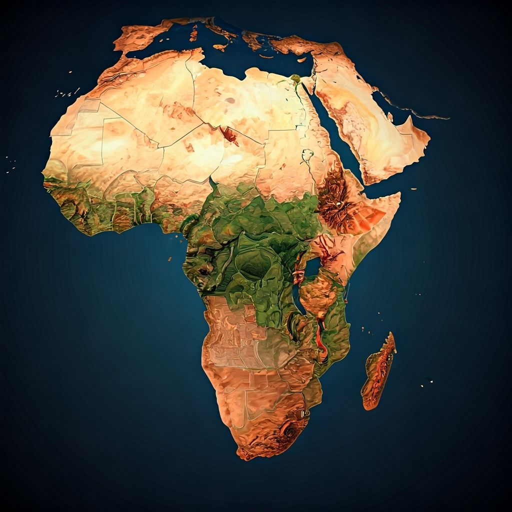 Vibrant African Map Illustrates Cross-Border Finance