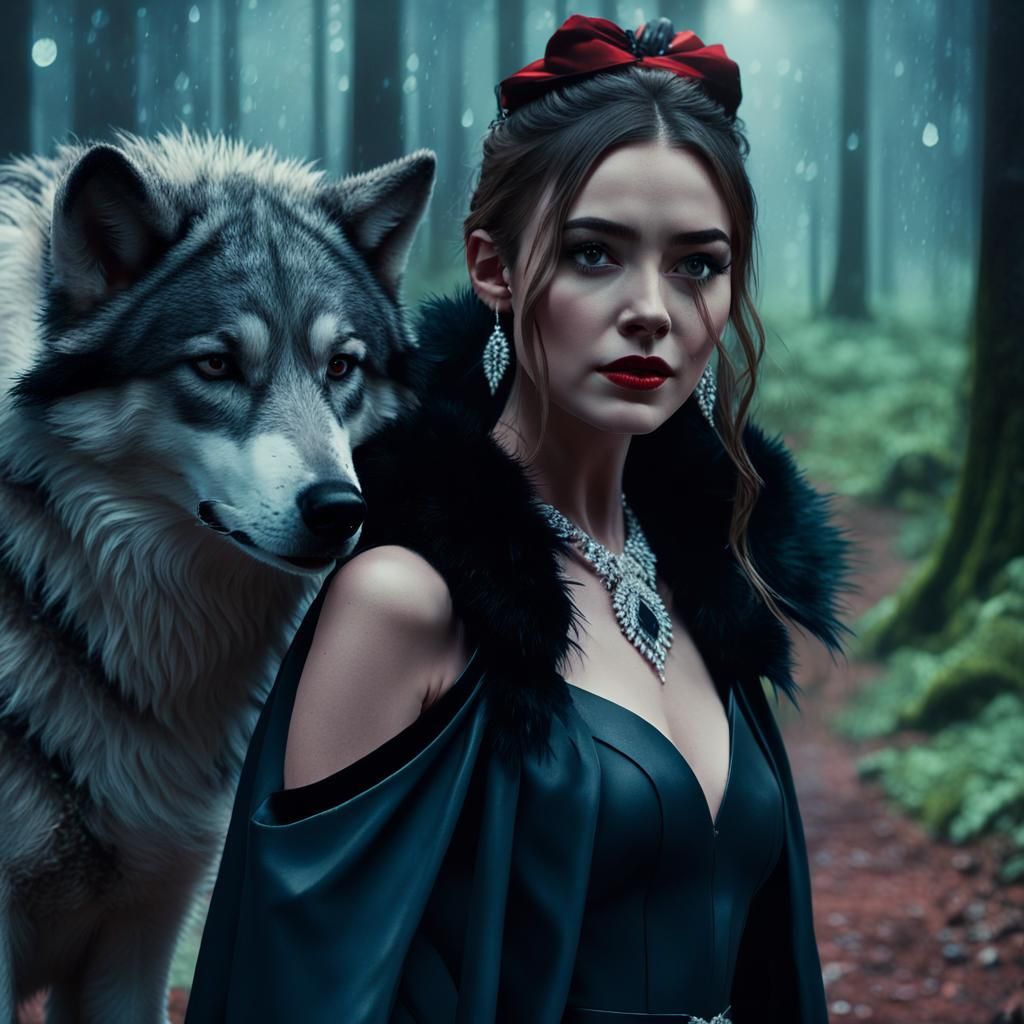 Peyton List as a Cinematic Red Riding Hood