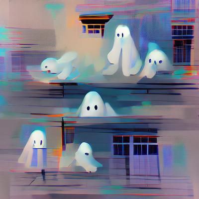 Ethereal Ghostly Apparition in Shadow