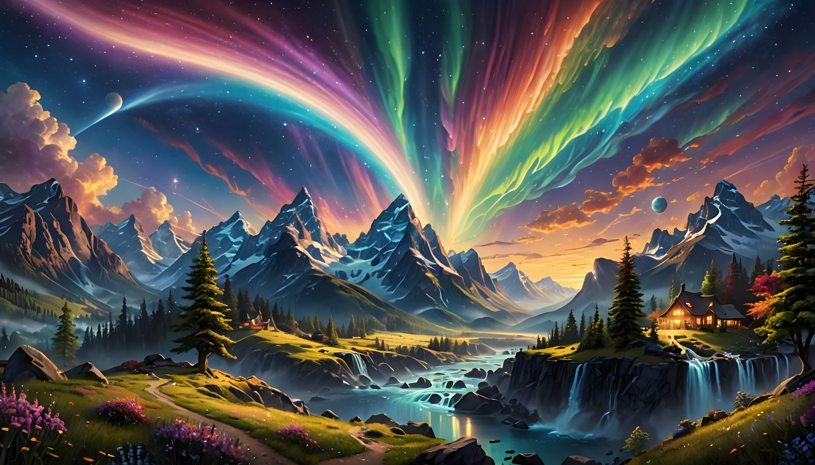 Magical Energy Lights Up the Sky