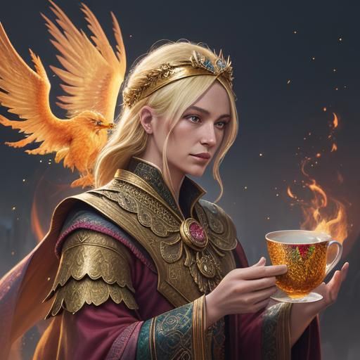 Phoenix Headband Tarot Reader in Celebration