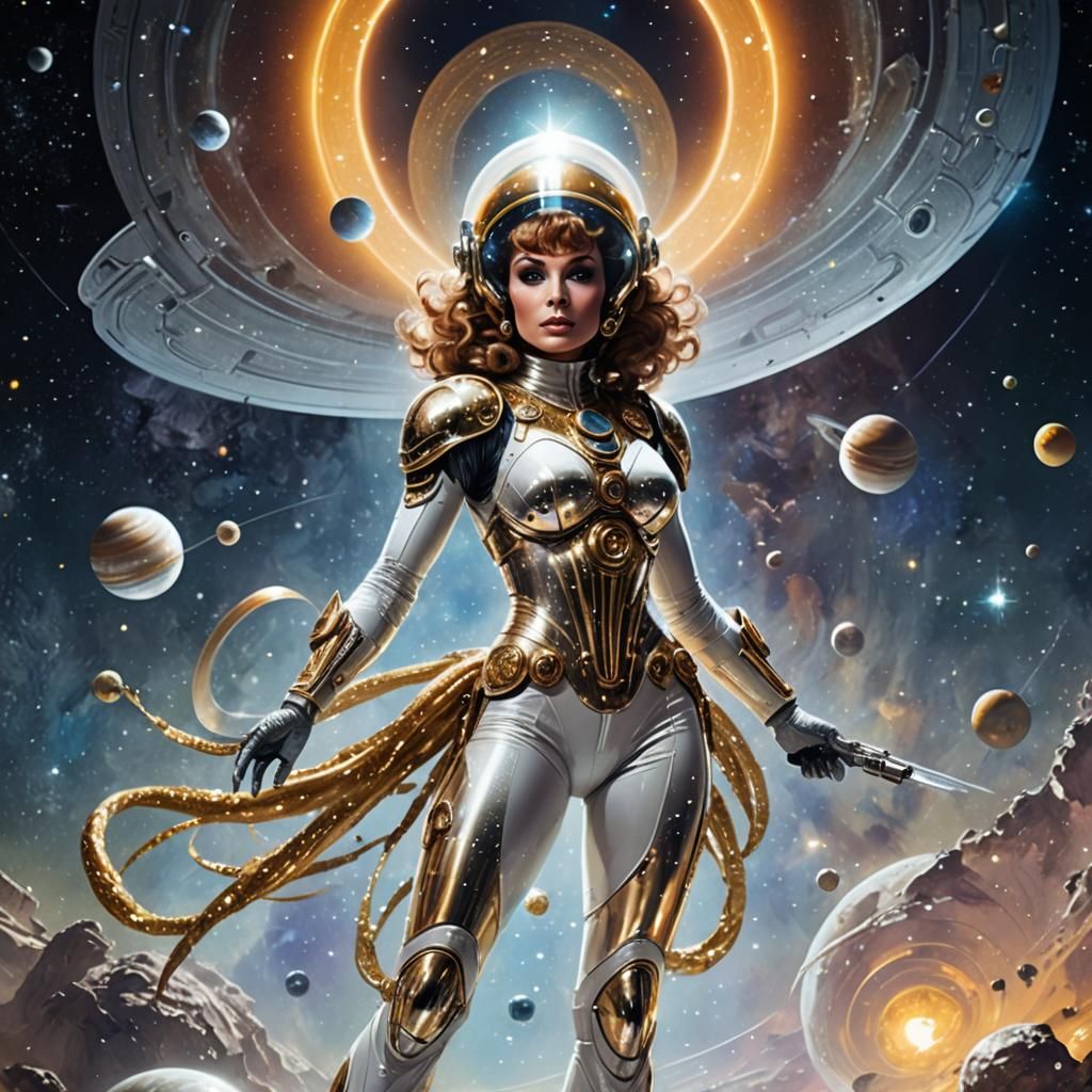 Solarpunk Space Opera: Barbarella in Saturn's Rings