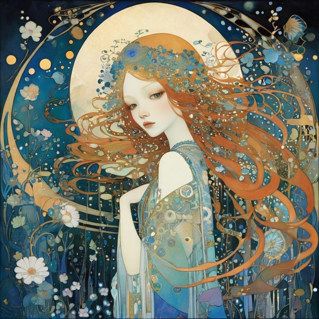 Fairy Tale Art Inspired by Bauer, Klimt and Others