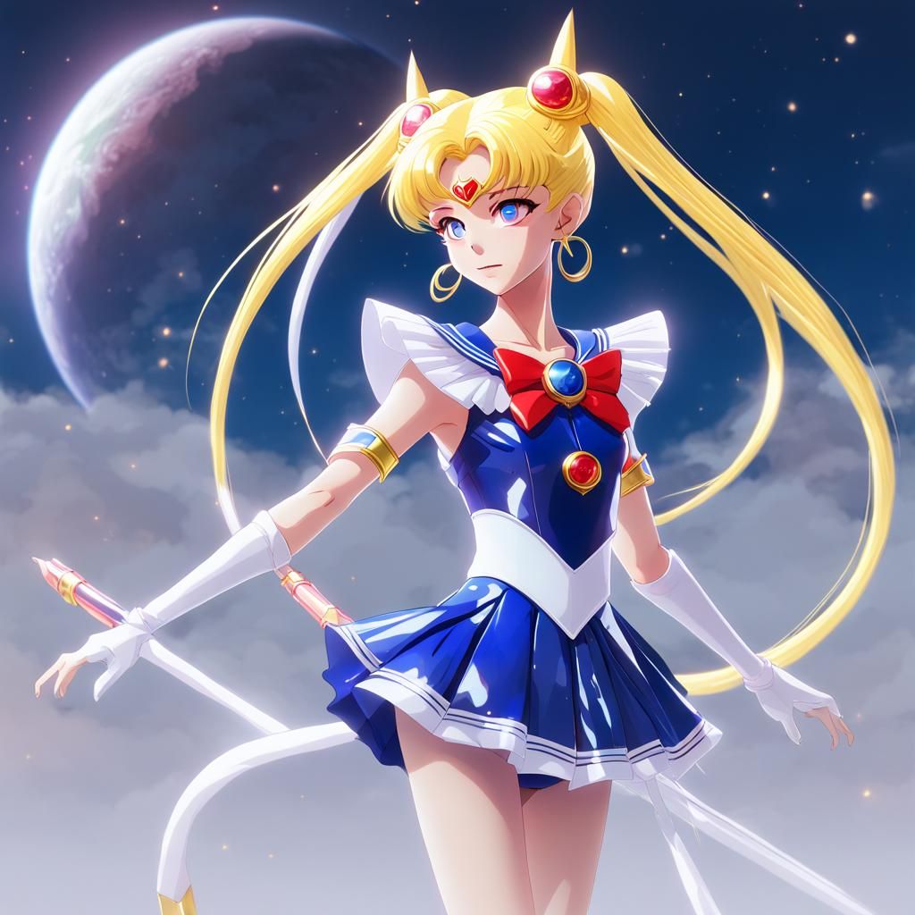 Alien Fantasy Sailor Moon, alien, fantasy, Sailor Moon-style, Naoko Takeuchi,