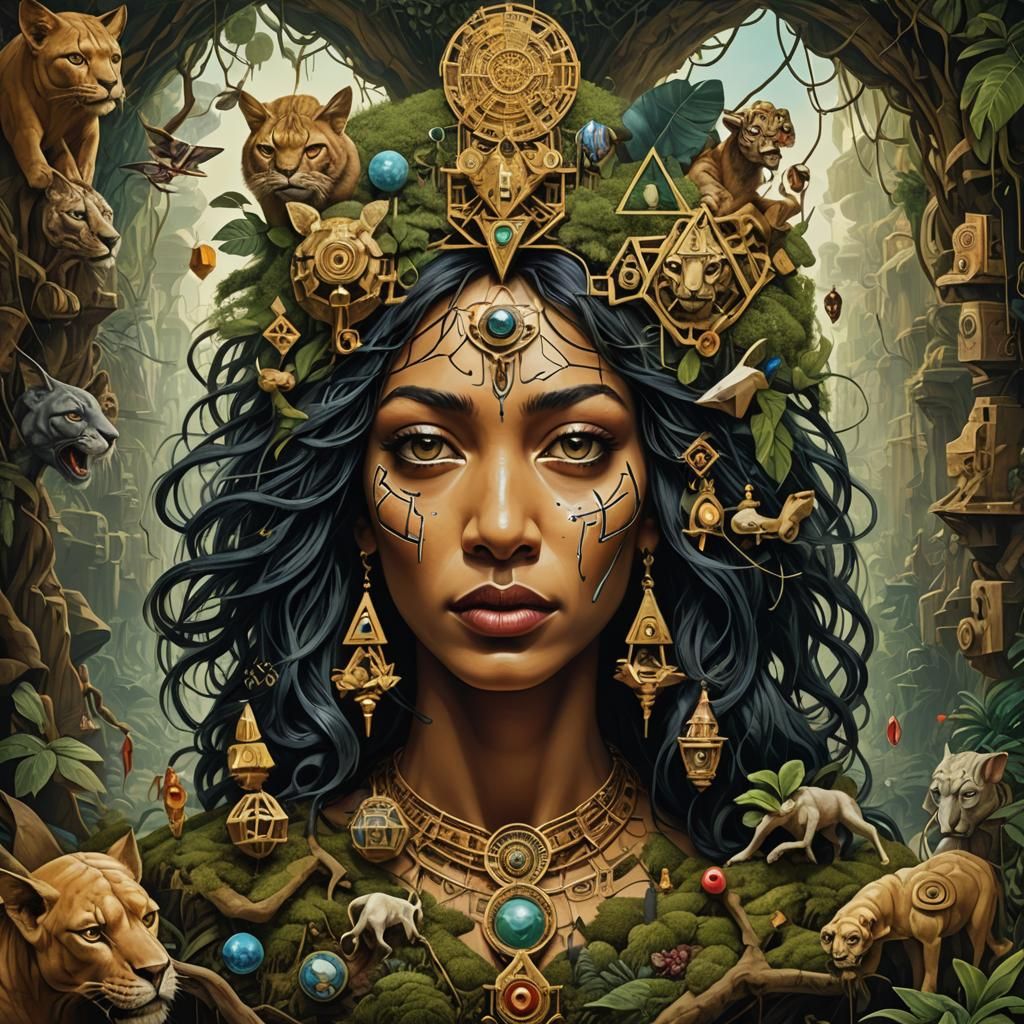 Surreal Jungle Book Horror, Salvador Dali Style