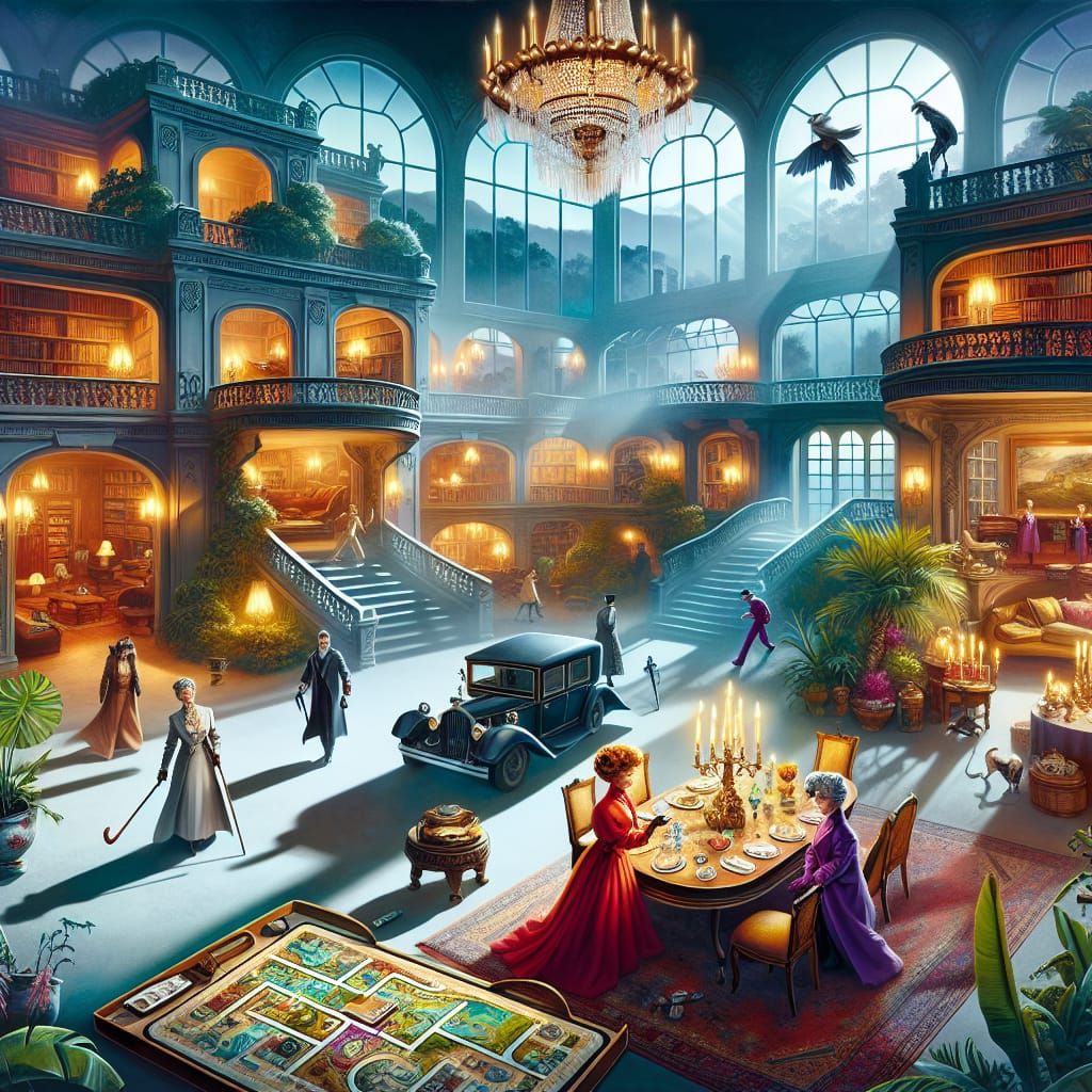 Mystery Mansion: A Board Game Inspired World