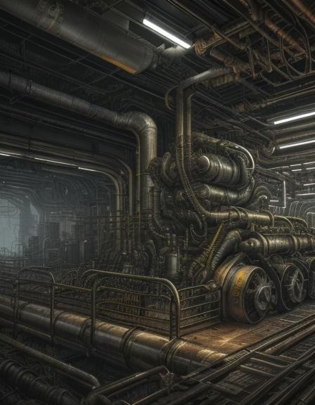 Atompunk Paolo Eleuteri Serpieri macro pencil drawing art. M...