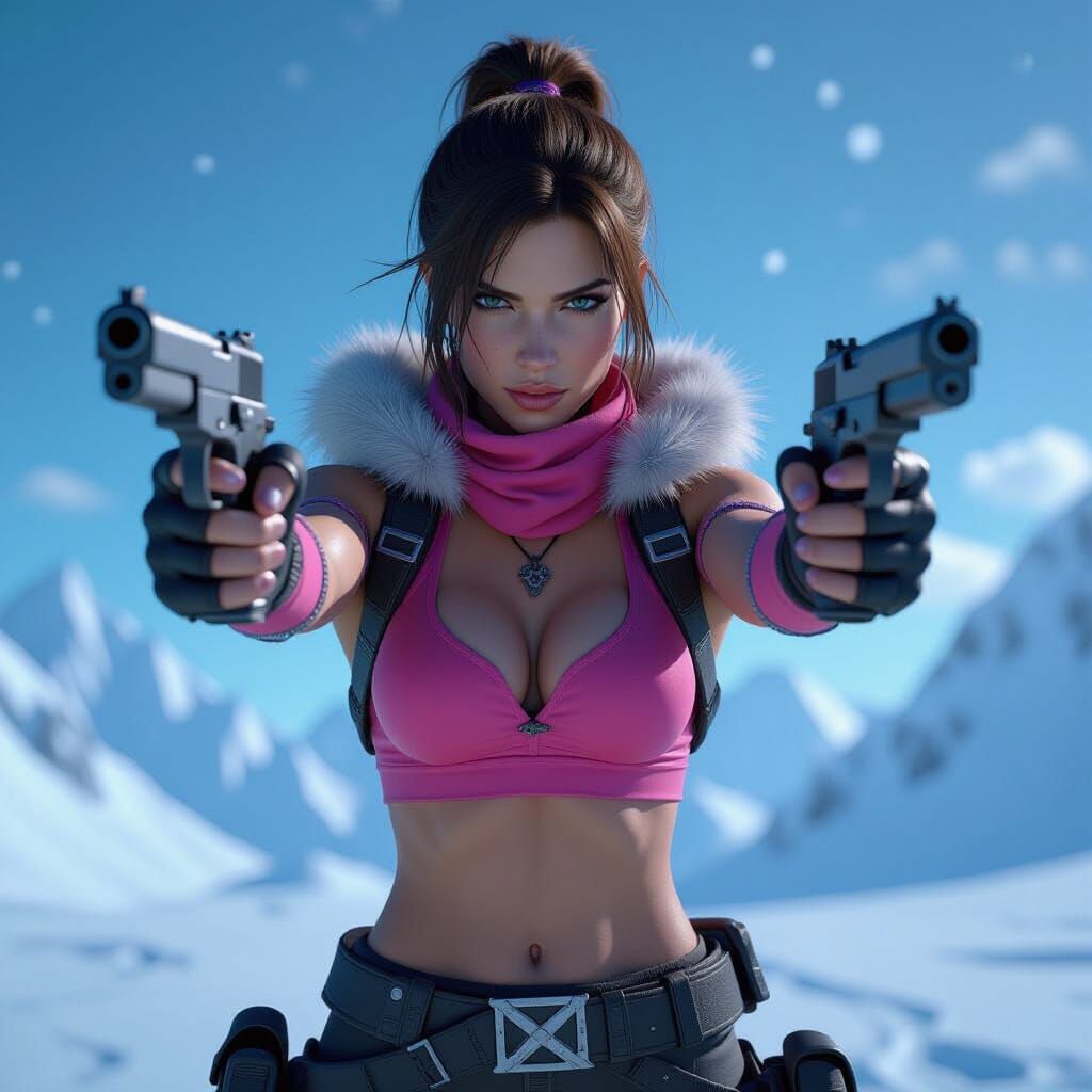 Lara Croft on an Icy Planet, Cinematic Realism