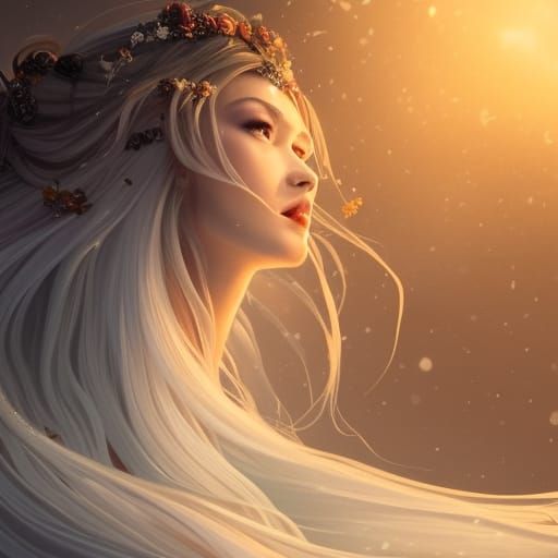 White hair