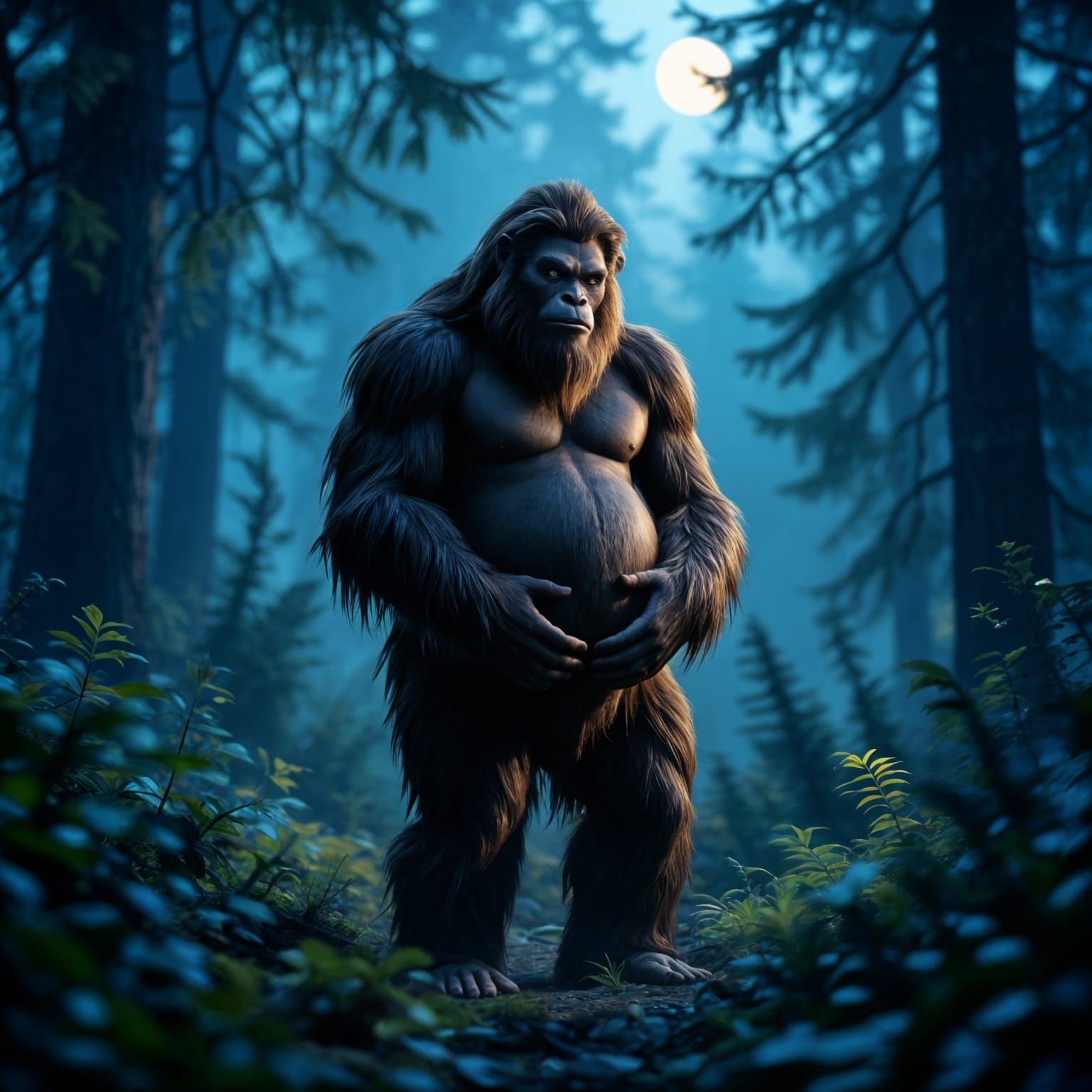Pregnant Sasquatch