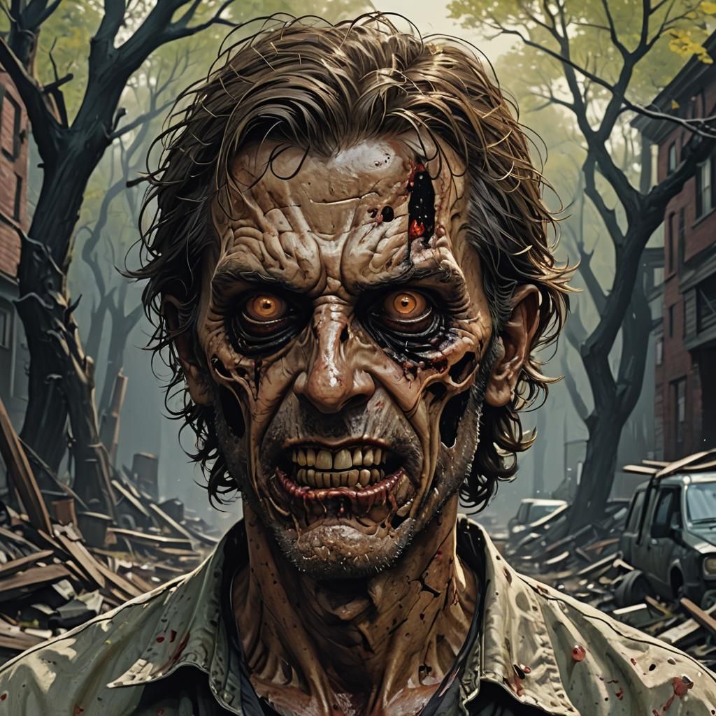 Hyperdetailed Horror Masterpiece in Greg Rutkowski Style