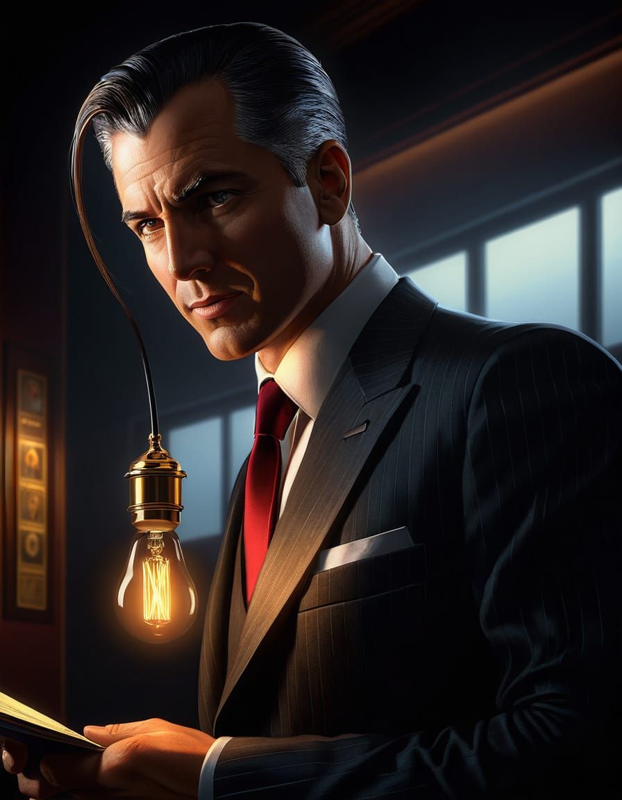 Con Artist Planning Scheme Digital Painting