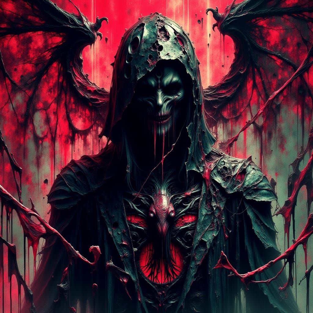 Cyberpunk Warrior with Mind Parasite in 80s Anime Style