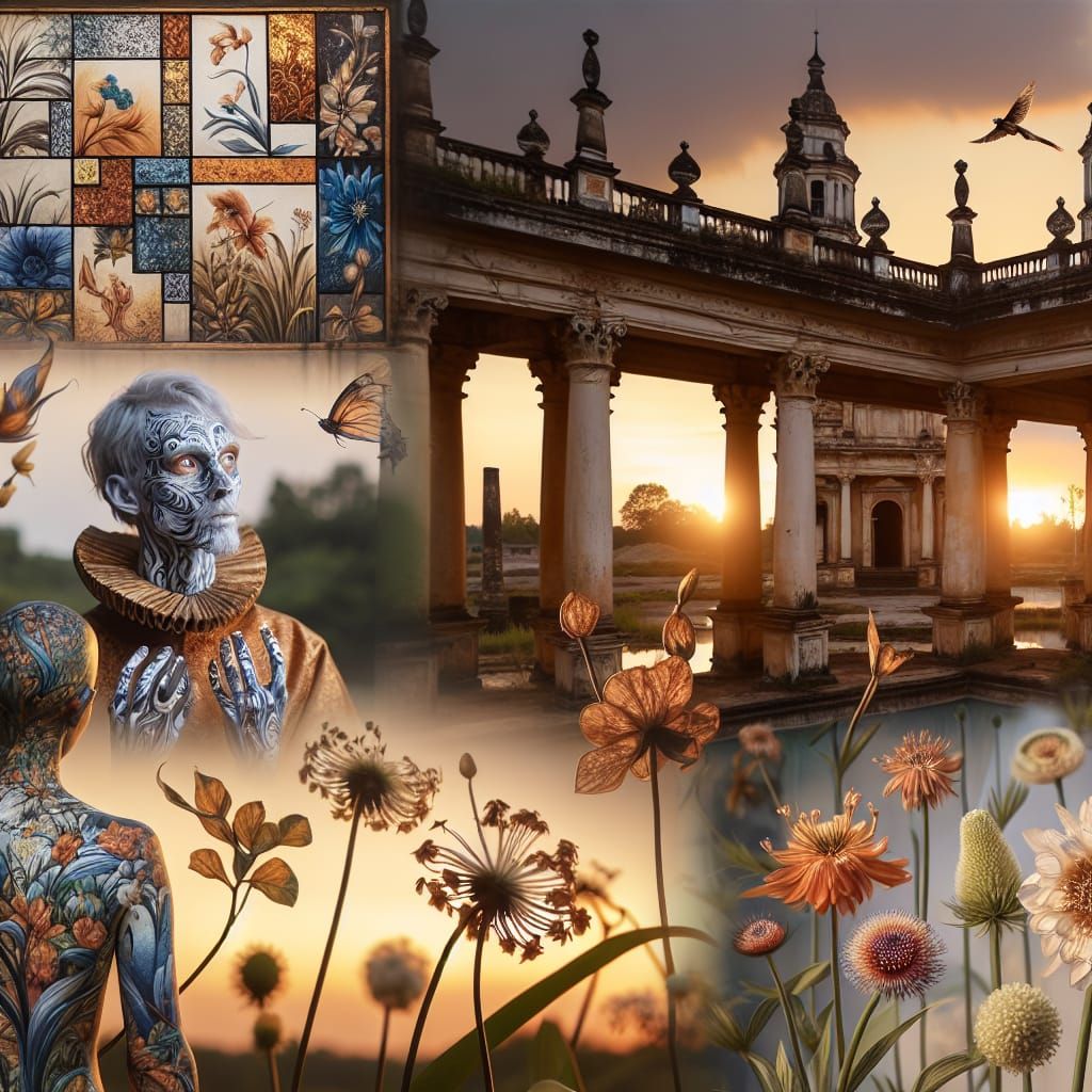 Ethereal Lost Souls in Golden Hour