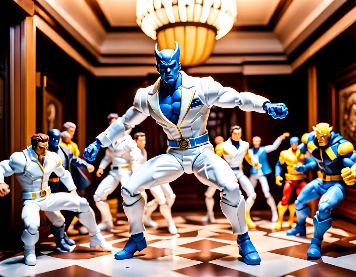 X-Men Beast Action Figure in Anime Style