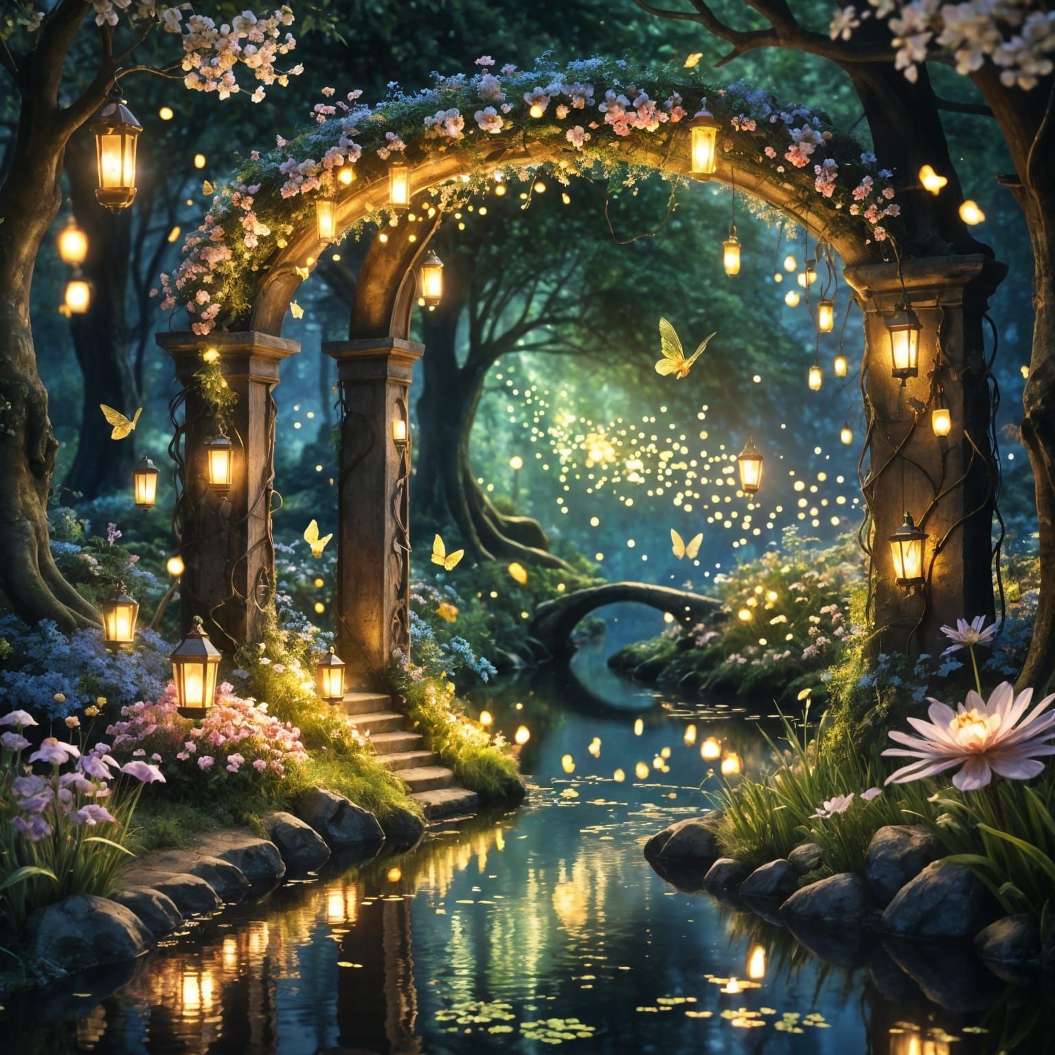 Enchanted Woodland Fairies in Ethereal Splendor