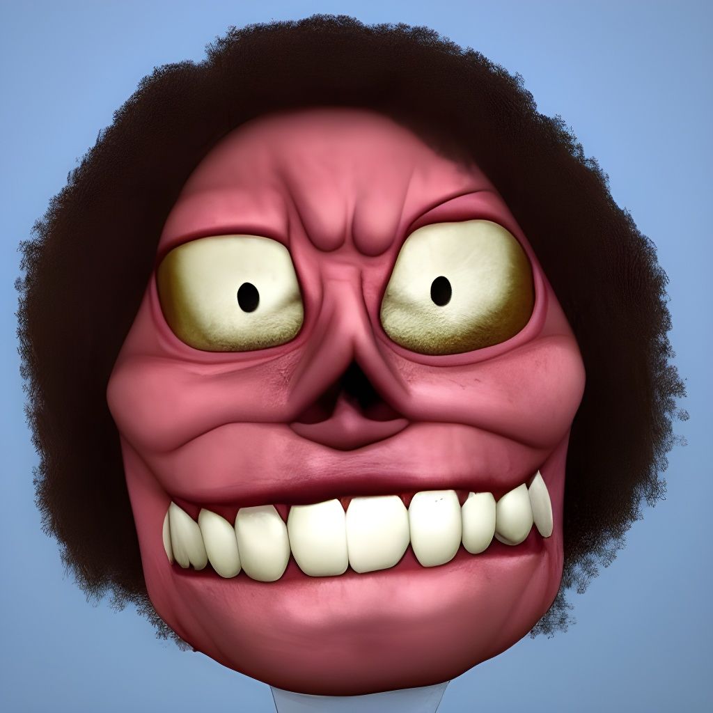 Abstract Depiction of Evil Concept