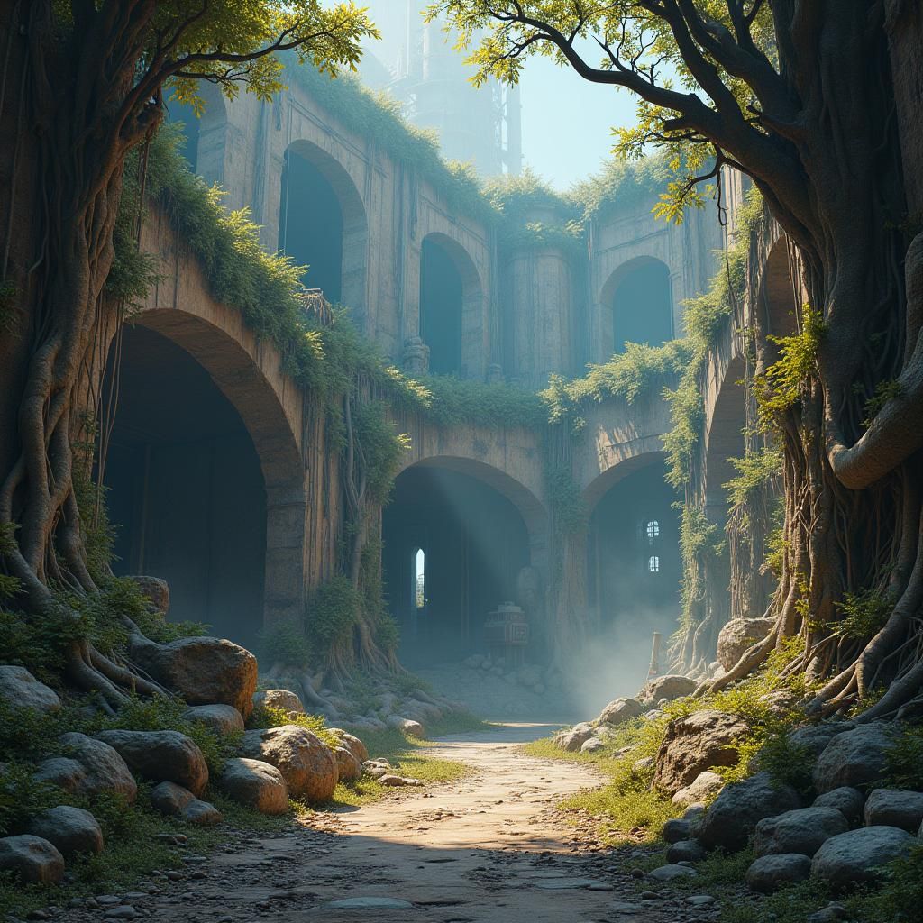 Fantasy RPG Construction Site in Unreal Engine 5