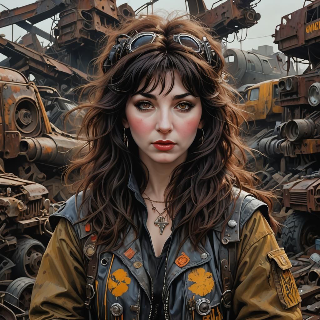 Kate Bush as Post-Apocalyptic Raider