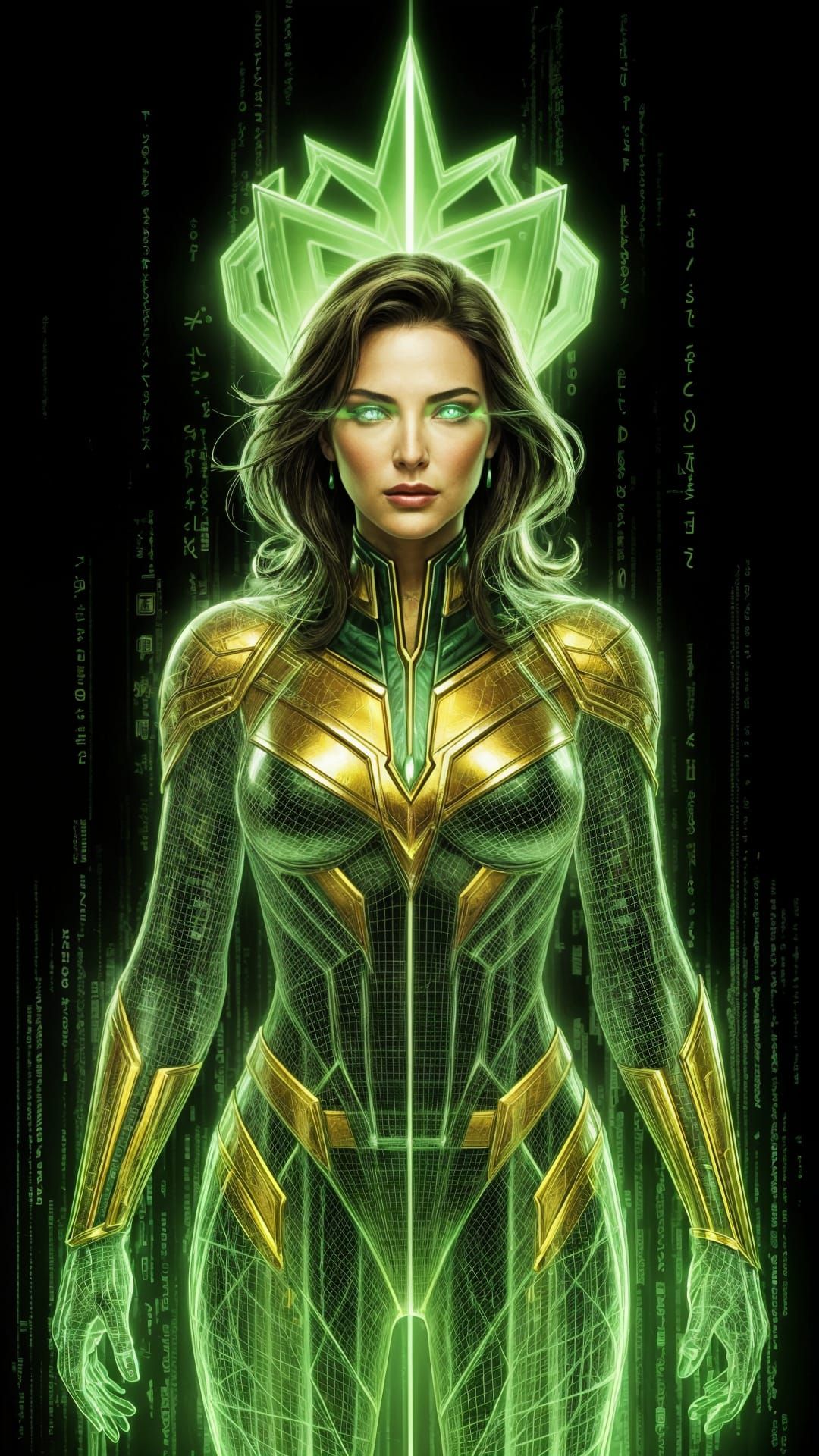 Supreme Intelligence Hologram as Monica Bellucci