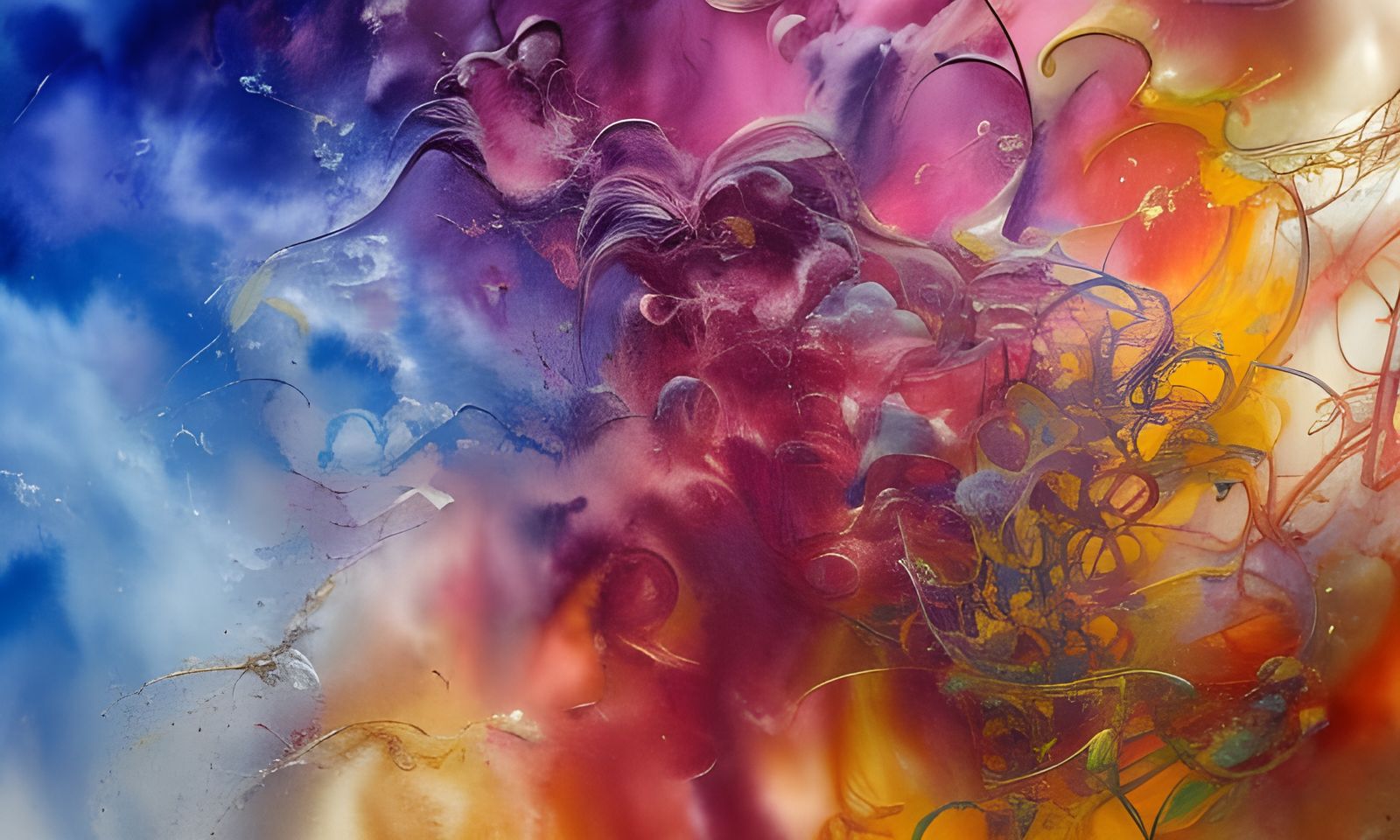 Abstract Impressionism: Serendipity in Vibrant Oil