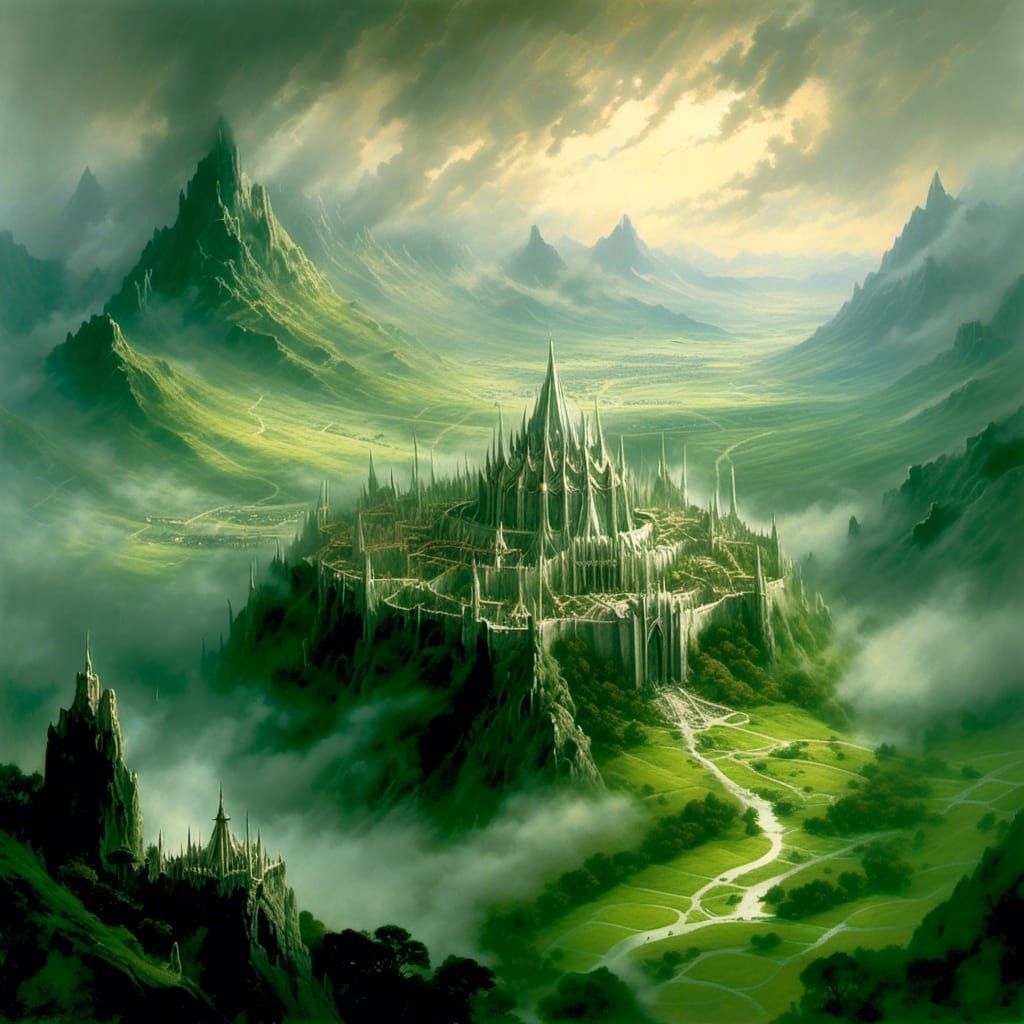 Hidden Elven Citadel in Verdant Valley