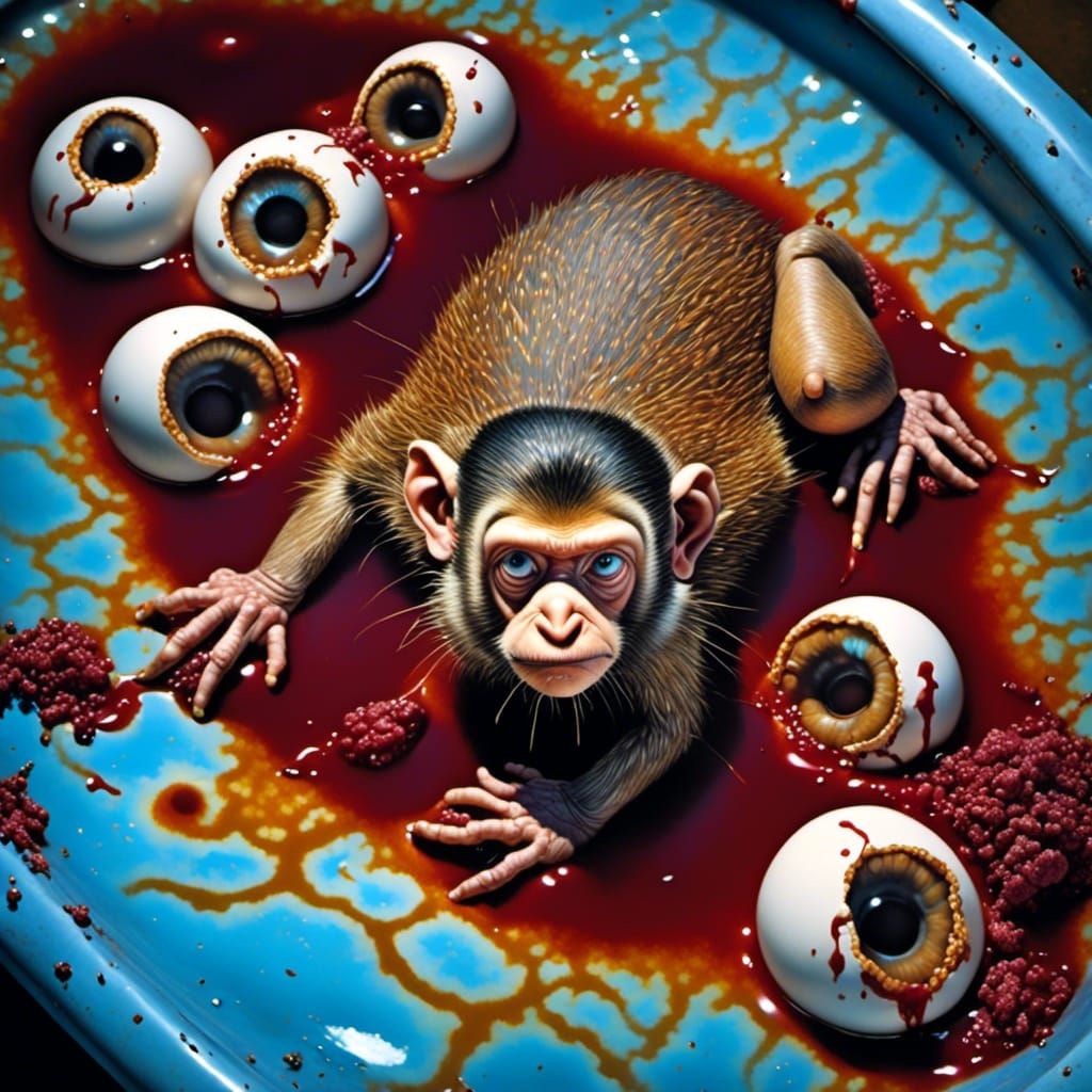 Great big gobs of greasy grimy gopher guts, mutilated monkey...