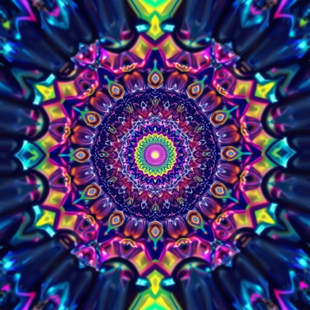 Infinity Vortex: Energetic Mandala in Cosmic Resonance