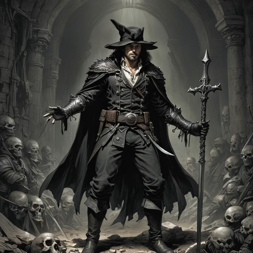 Grimdark Art in a Classic Style