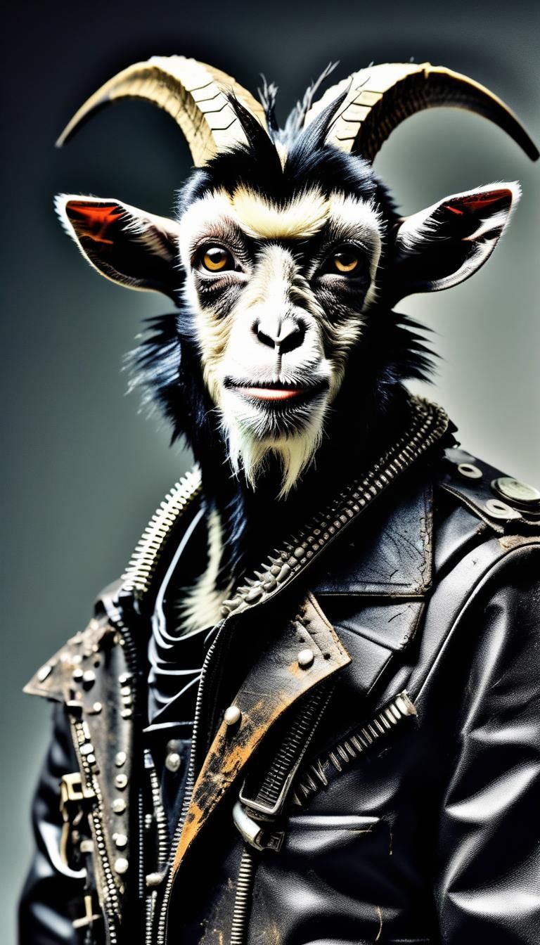Heavy Metal Punk Rock Goat Monkey