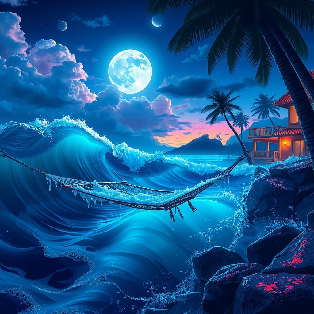 Surreal Beach dreamscape