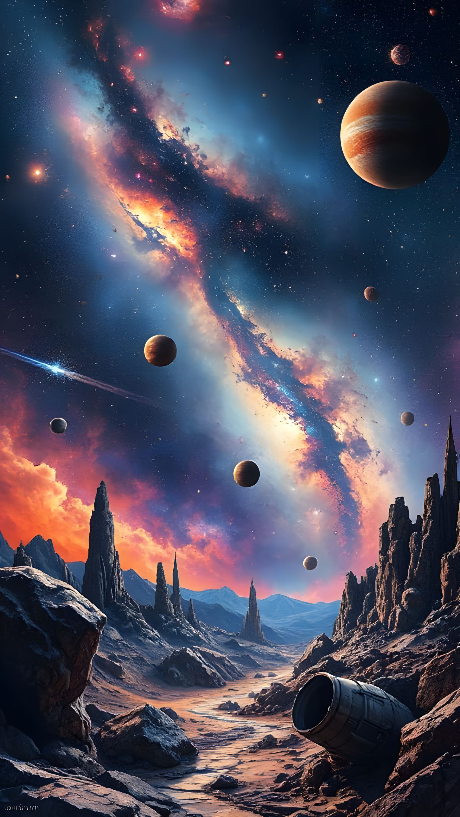 AI Interpretation of Giga-Space Concept