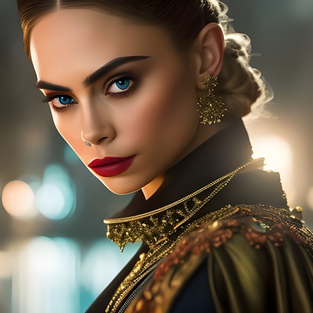 Photorealistic Portrait in Golden Hour Lighting