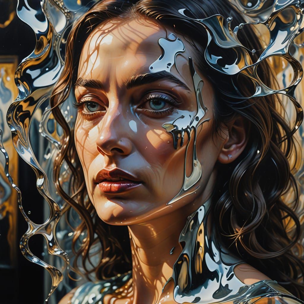 Distorted Dreams in Shimmering Glass