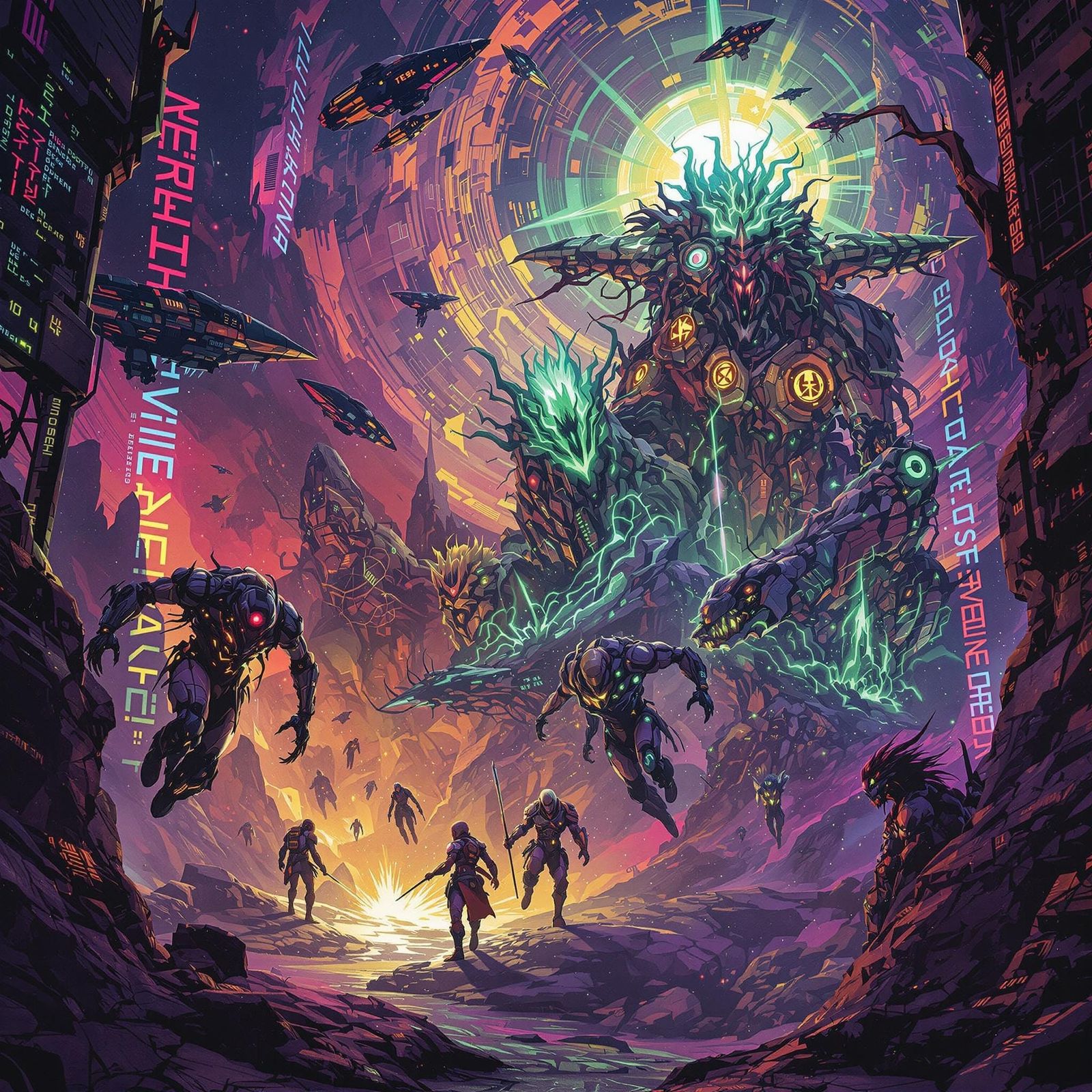 Cosmic Horror Meets Cyberpunk in High Fantasy Realm