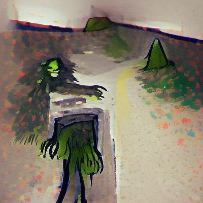 Eerie Dark Alleyway with Mossy Concrete