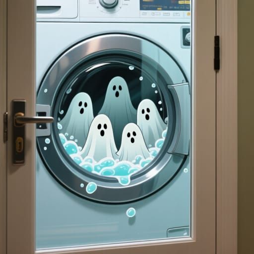 Five Ghosts in Washing Machine Suds