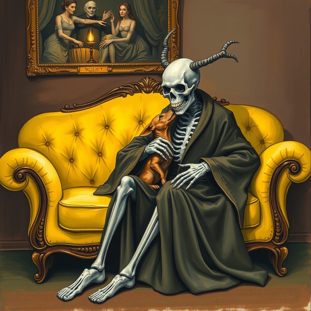 Lich and Dog: Grotesque Gouache Horror Comedy