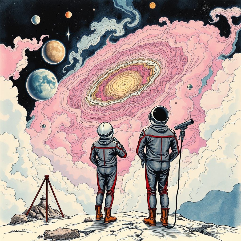 Astronomers Witness a Planetary System Birth in Dreamlike St...