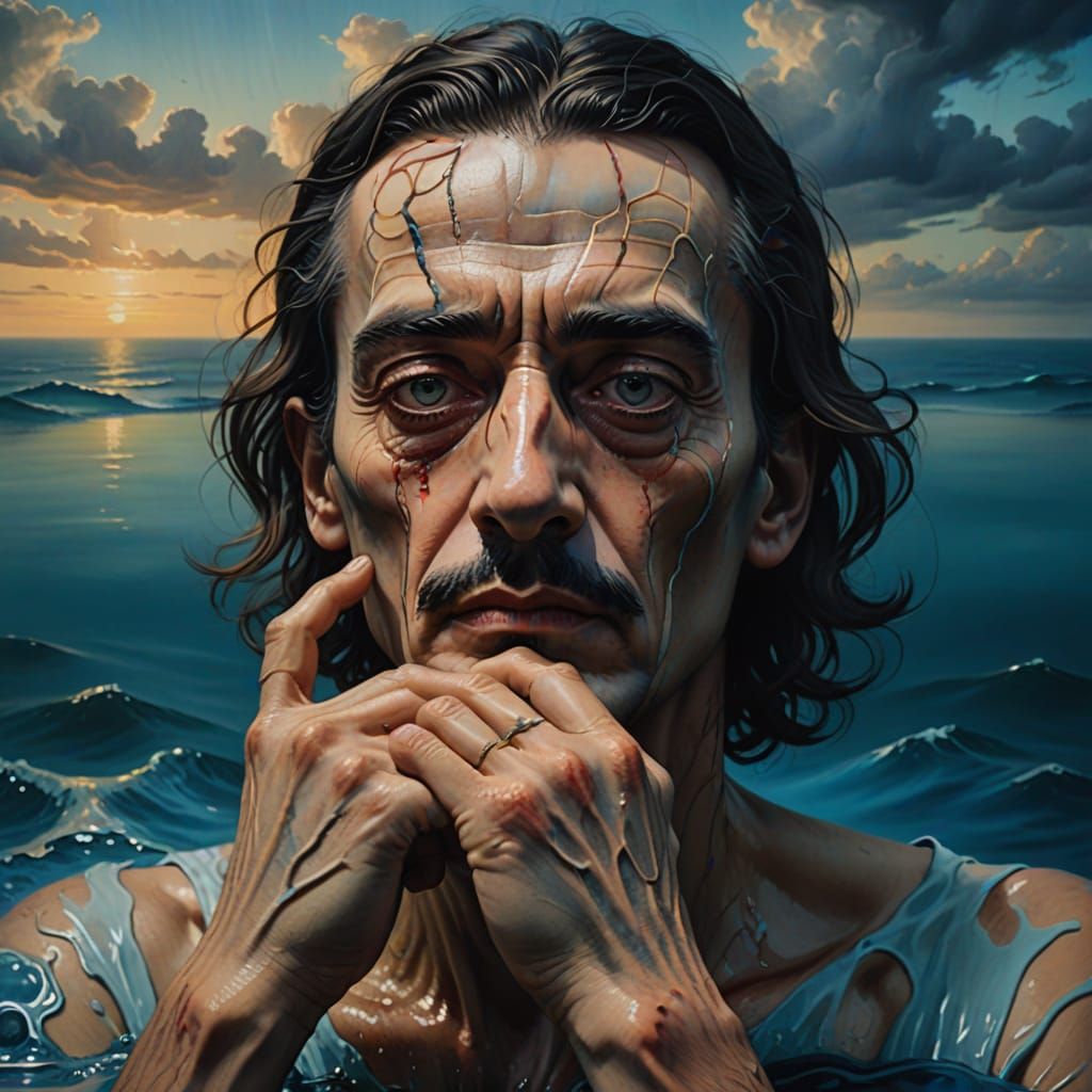 Surreal Portrait of Longing and Desperation