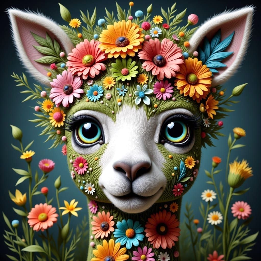 Alpaca in Bloom 🌸