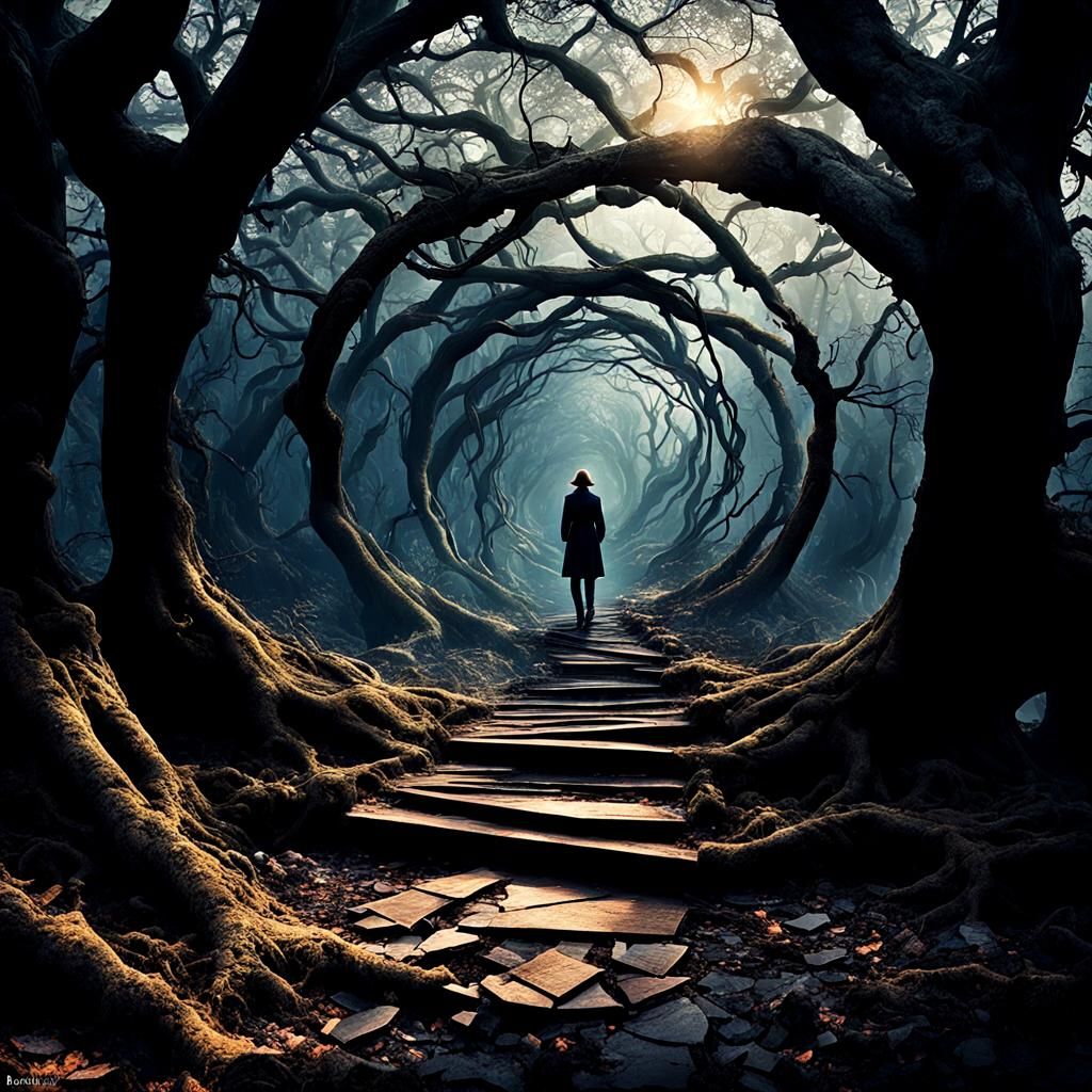 Eerily Beautiful Alice in Wonderland, Victorian Gothic