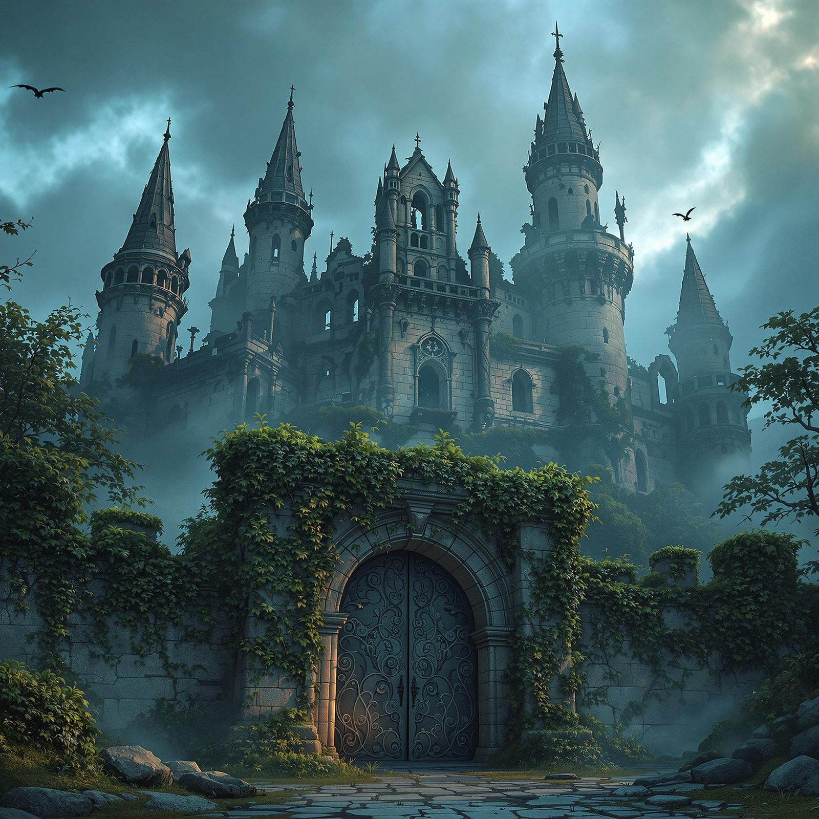 Ethereal Twilight Castle