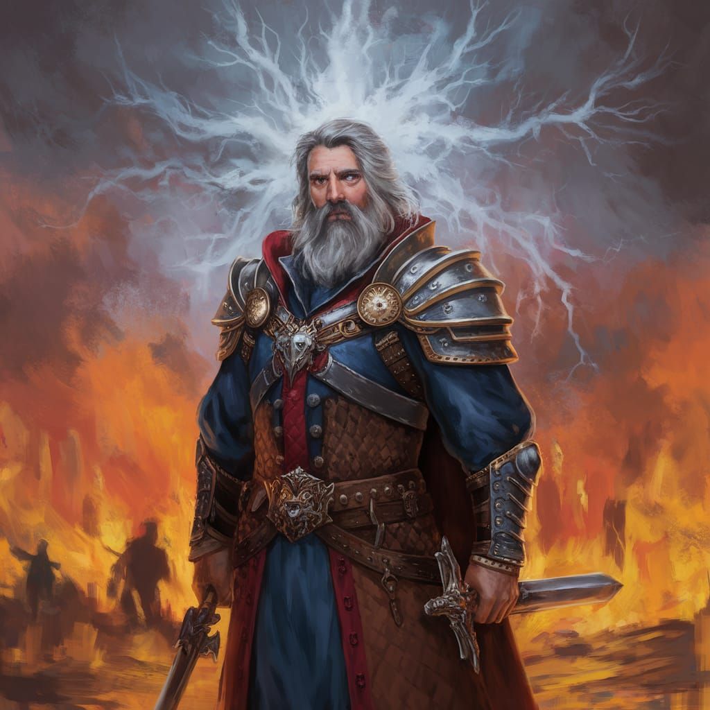 Grimdark Impressionism: A Darkly Rendered Scene