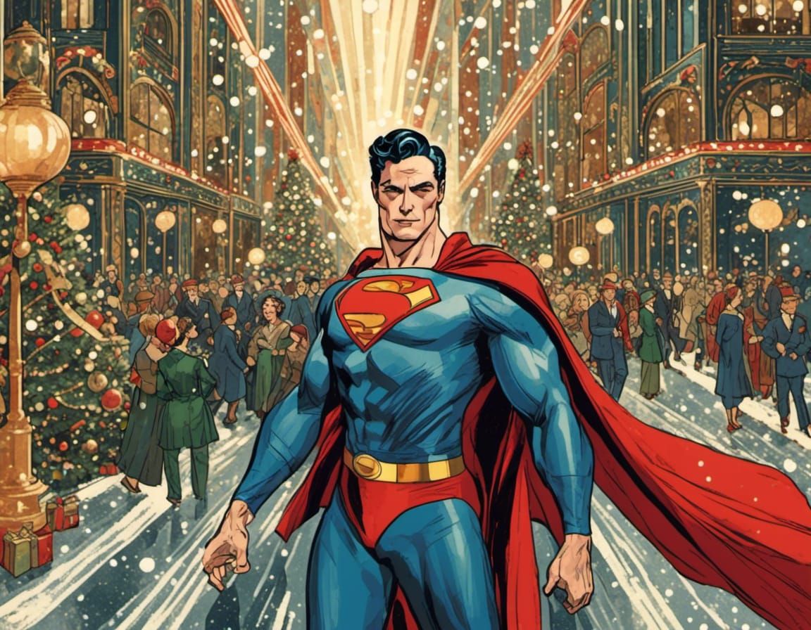 Superman::at Christmas