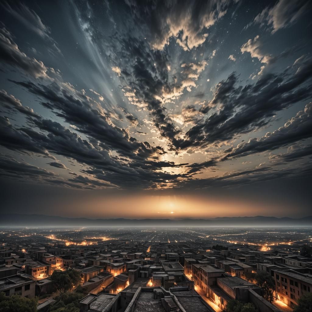 Moody Hyperrealistic Landscape with a Cinematic Feel