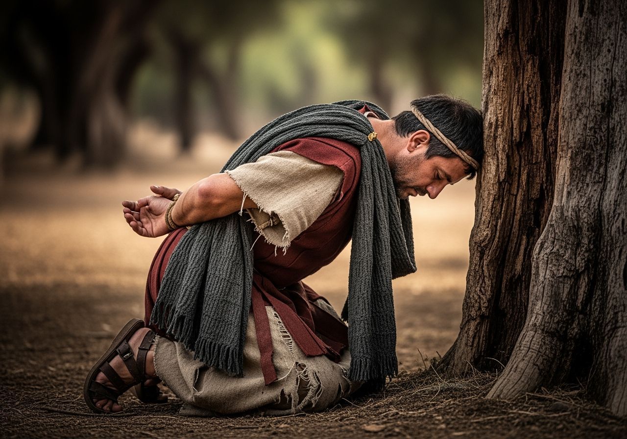 Bound Roman Peasant: Evocative Professional Photography