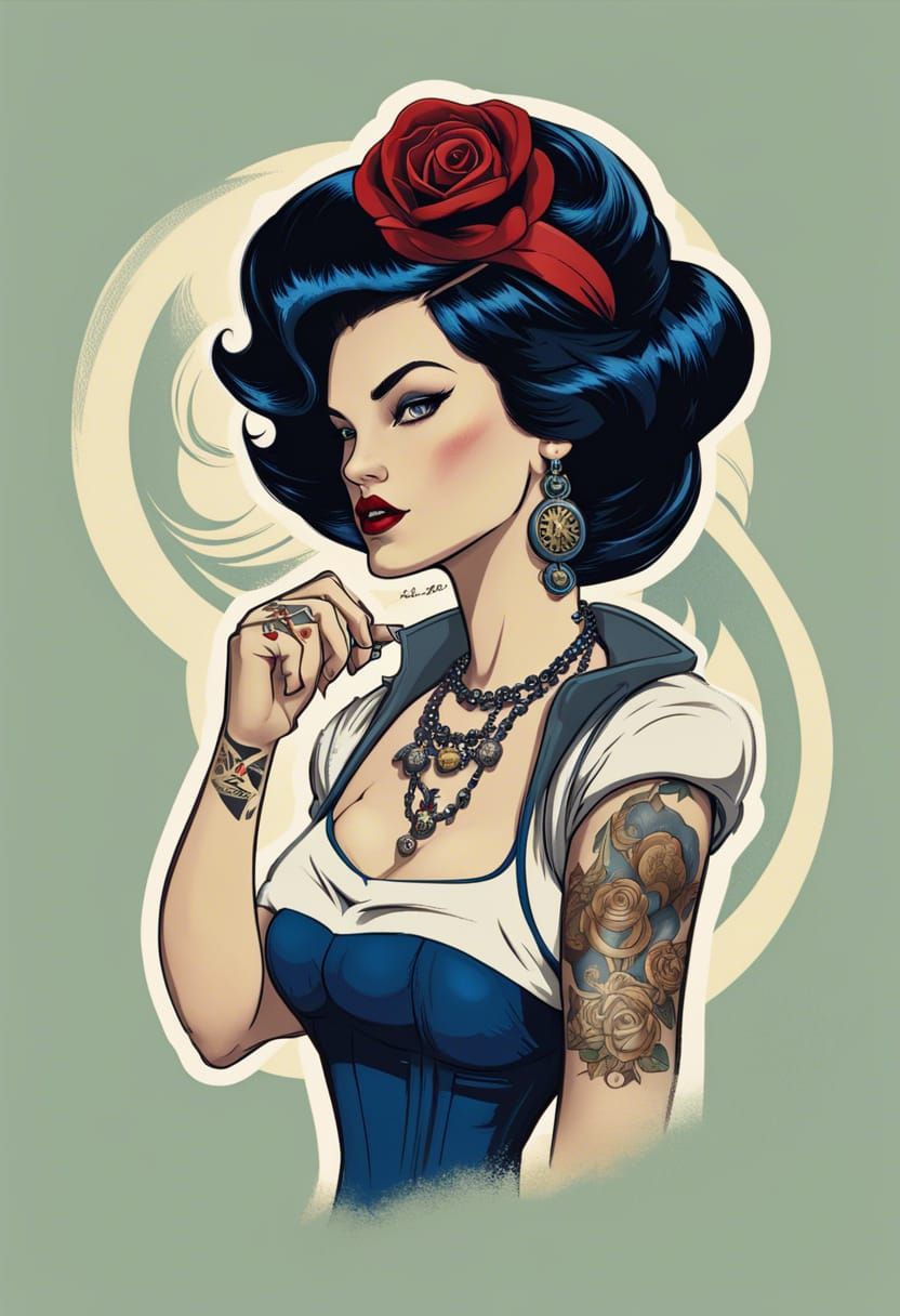 Rockabilly Snow White