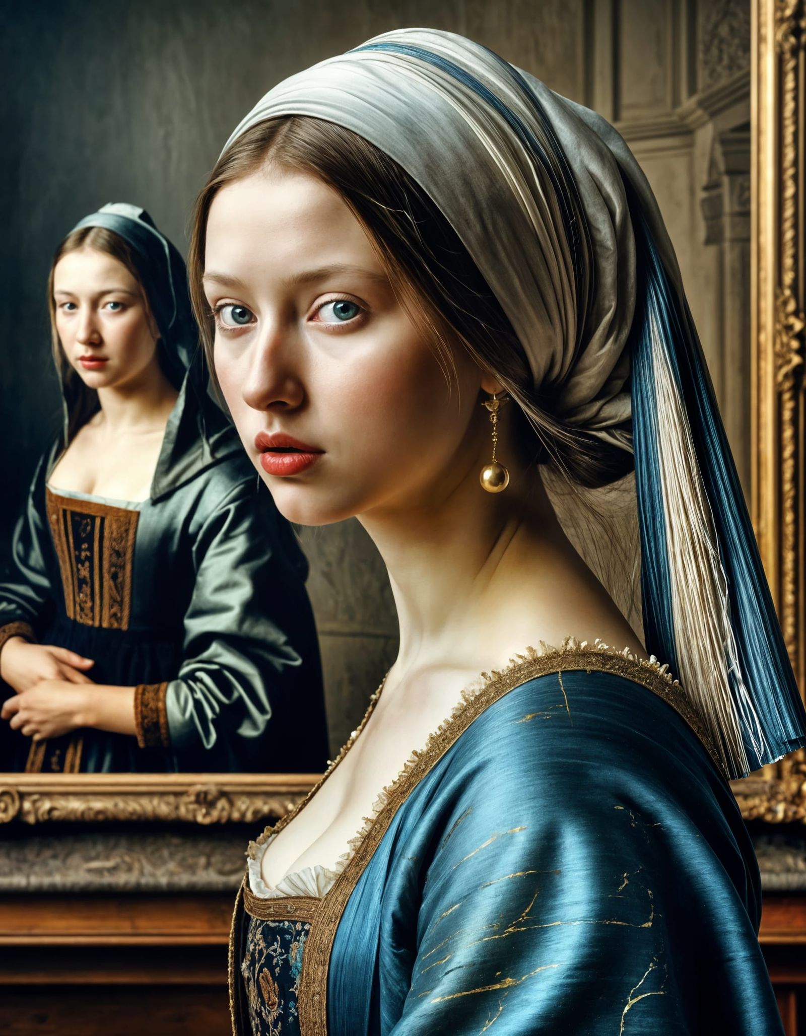 Abstract 15th Century Life: Hyperrealistic Matte Painting