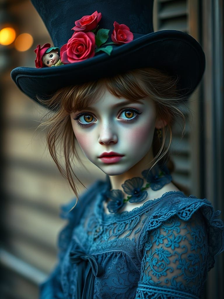 Whimsical Bohemian Pixie in Haunted New Orleans Mansion